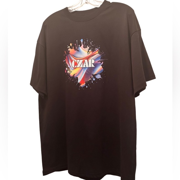 NEW Unisex Black Graphic T Shirt Size 2XL - Picture 2 of 6